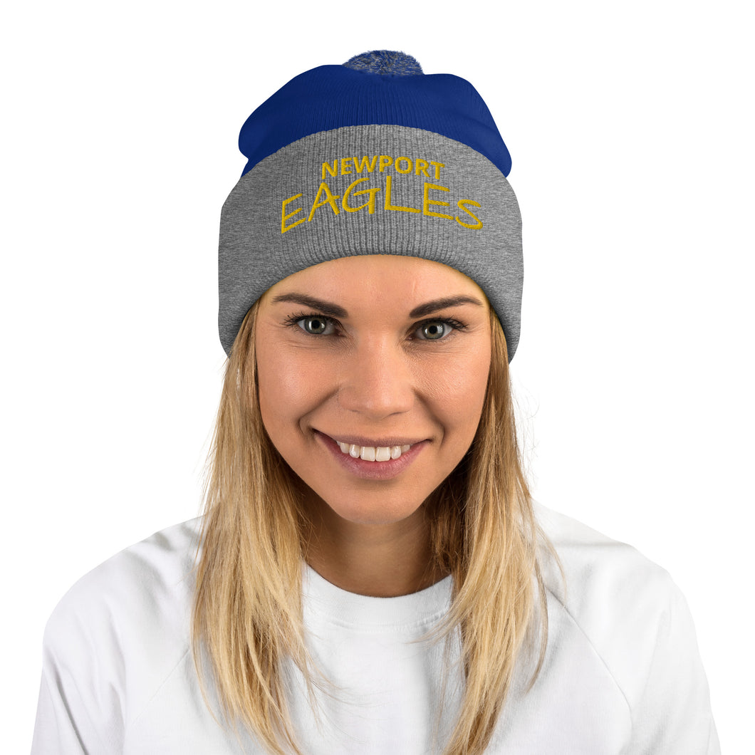 Newport Eagles Pom-Pom Beanie