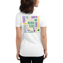 Load image into Gallery viewer, OTD Mardi Gras Women&#39;s short sleeve t-shirt
