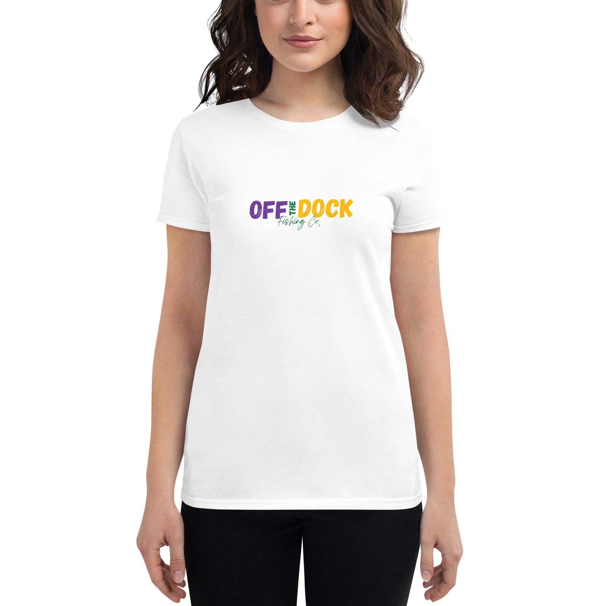 OTD Mardi Gras Women's short sleeve t-shirt – Off the Dock Fishing Co.